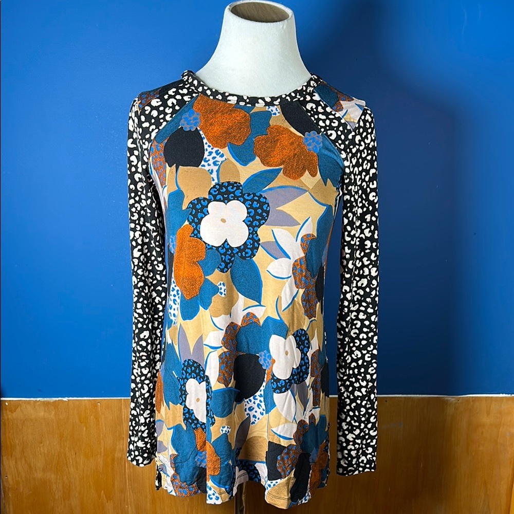 Floral Long Sleeve Women's Top